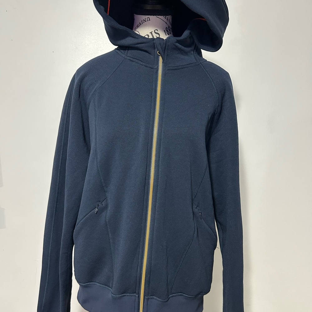 Lululemon Navy Blue Zip-Up Hoodie